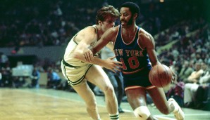 All-Time Assists Leader: Walt Frazier (1967-1977) führte die Knicks zu zwei Meisterschaften und steuerte in der Zeit 4.791 Assists bei