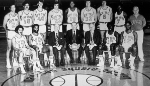 2 Titel gewannen die New York Knicks in ihrer Franchise-Historie. 1970 und letztmals 1973 mit dem Team, welches auf dem Bild zu sehen ist