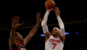 Topscorer der Knicks war in der vergangenen Saison Carmelo Anthony mit 21,8 Punkten im Schnitt