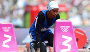 Zamzam Mohamed Farah (London, 2012): Bei Olympia zum ersten Mal auf einer richtigen Bahn laufen. Dieses besondere Erlebnis hatte die Athletin aus Somalia in London. Trotz des letzten Platzes über 400 m ein Erfolg