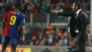Ein Jahr lang blühte Samuel Eto'o unter Pep auf. 30 Tore gelangen ihm 2008/09 in 36 LaLiga-Spielen. Doch dann zerbrach das Vertrauen. Eto'o wurde an Inter Mailand verkauft