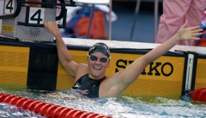 7. Jenny Thompson (USA), 1992-2004: 8 Gold, 3 Silber, 1 Bronze im Schwimmen