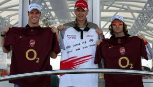 Persönlichkeiten des Sports lassen sich gerne mit dem Gentleman ablichten - wie hier die Formel-1-Fahrer Ralf Schumacher und Jarno Trulli.