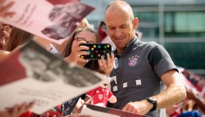 Platz 5: Arjen Robben (Bayern München, Dribbelstärke 90): Ebenfalls ein Münchner, ebenfalls in der Beletage der Ballzauberer