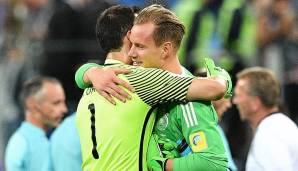 Die junge deutsche Auswahl durfte sich über ein Endspiel gegen Chile freuen und ter Stegen über ein Wiedersehen mit Claudio Bravo...