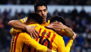 Für den FC Barcelona ist das Offensiv-Dreieck nicht zu ersetzen: MSN erzielten seit Oktober 2014 71,9 Prozent aller Barca-Treffer. Nicht auszudenken, wo der Klub ohne die Drei stehen würde