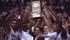 Gleich in Hills erstem Jahr (1991) siegten die Blue Devils unter Coach K beim NCAA-Tournament, 1992 verteidigte Duke den Titel