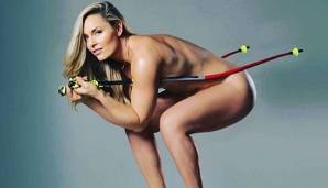 Um ihr Buch "Strong is the new beautiful" zu promoten, lässt Ski-Königin Lindsey Vonn die Hüllen fallen