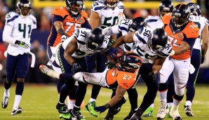 Dadurch zogen die Seahawks in den Super Bowl ein - es sollte einer der einseitigsten aller Zeiten werden. Seattle zerstörte, getragen von einer herausragenden Defense, Peyton Mannings Denver Broncos mit 43:8