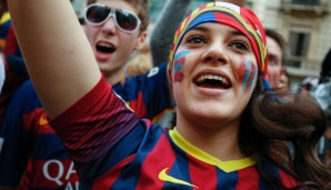 Egal ob Real oder Barca - in den Stadien der beiden Superklubs tummeln sich viele Schönheiten