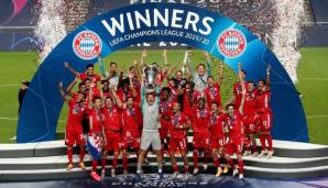 Bundesliga, DFB-Pokal und Champions League: Der FC Bayern München wurde als Triplesieger auch zur Mannschaft des Jahres gewählt.