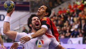 Nikola Karabatic: "Schmerzen gehören zum Handball. Manchmal ist es sogar so, dass ich es gut finde, wenn ich nach einem gewonnenen Spiel müde bin und Schmerzen habe. Man fühlt sich dann wie ein Kämpfer nach einem Kampf"