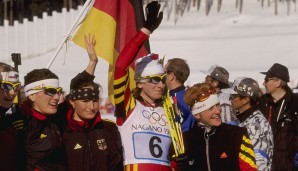 Platz 10: Petra Behle (Deutschland), 9 Mal Gold, 2 Mal Silber, 2 Mal Bronze