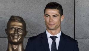 Warum Cristiano Ronaldo so kritisch guckt? Vielleicht hat es etwas mit einer neuen Abneigung gegen bildende Kunst zu tun