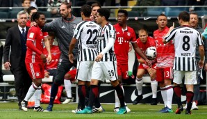 7. Spieltag: Auch beim hitzigen 2:2 in Frankfurt haben die Bayern nach der Länderspielpause ihre Probleme. Erste Zweifel an Ancelottis System kommen auf. Kimmich trifft zum letzten Mal - danach wird er nur noch viermal über 90 Minuten spielen dürfen