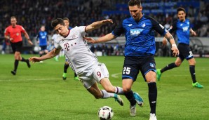 27. Spieltag: Ein 0:1 in Hoffenheim beendet Bayerns starken Lauf - kein Grund jedoch zur Sorge, schließlich beträgt der Vorsprung auf Platz zwei noch zehn Punkte