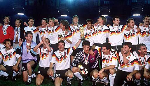 8. Juli 1990: Deutschland holt in Rom den WM-Titel, die Spieler der ehemaligen DDR sind noch nicht dabei