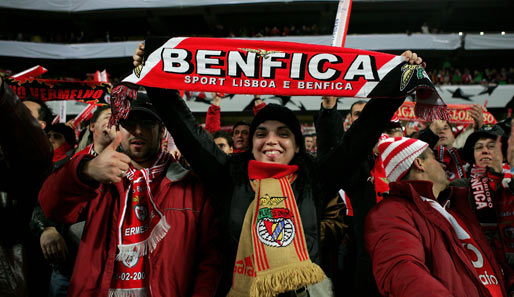 Platz 9: Benfica Lissabon ist der Verein von Eusebio, dem legendären portugiesischen Spieler der 1960er Jahre