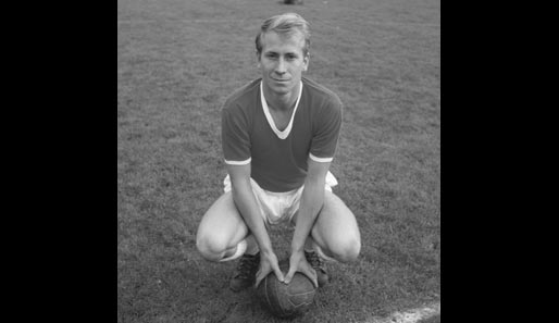 Platz 11: Die Legende Bobby Charlton schoss die meisten Tore für England und für seinen Klub Manchester United. 1966 wurde er zu Europas Fußballer des Jahres gewählt