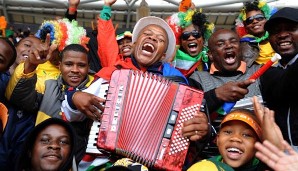 Aber auch andere Musikinstrumente sind in den Stadien in Südafrika gern gesehen