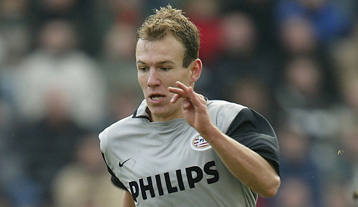 Zu Beginn seiner Karriere spielte Robben zwei Jahre lang für den PSV Eindhoven. Mit dem Verein gewann er 2003 die niederländische Meisterschaft