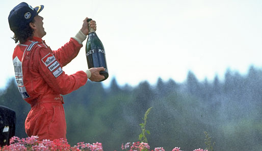 In der McLaren-Rekordsaison 1988 teilten sie die Siege noch schiedlich friedlich untereinander auf. Senna und Prost gewannen 15 von 16 Rennen.