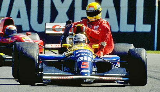 Ein weiterer großer Konkurrent von Senna Ende der 80er Jahre war Nigel Mansell. Allerdings ging es mit ihm nie so giftig zu wie mit Prost.