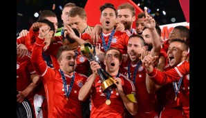 Herzlichen Glückwunsch! Der FC Bayern München gewinnt mit 2:0 gegen Raja Casablanca und ist Weltpokalsieger!