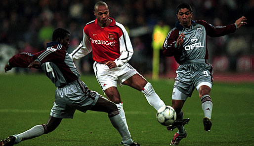 14.03.2001 - FC ARSENAL - Zwischenrunde, Rückspiel: 1:0 - Thierry Henry und Co. hatten im Olympiastadion dann keine Chance mehr