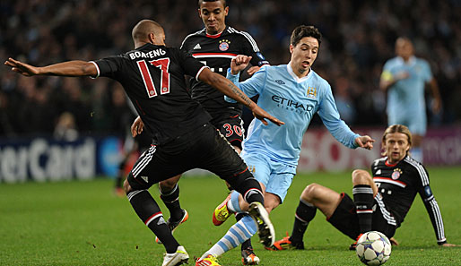 07.12.2011 - MANCHESTER CITY - Gruppenphase, Rückspiel 0:2 - Im Emirates unterlagen die bereits qualifizierten Bayern verdient gegen Silva und ManCity