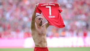 PLATZ 7 - Franck Ribéry am 01.04.2017: 34,45 km/h.