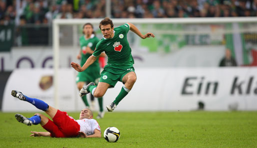 Zwar "nur" sieben Tore - doch 20 Assists. Wolfsburgs Zvjezdan Misimovic ist der Vorlagen-König der Saison. Gefolgt von Bremens Mesut Özil (15 Vorlagen)