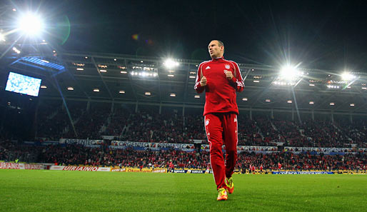 Mainz - FC Bayern 3:2: Robben hatte beim Mainzer Sieg über den FCB die beste Sicht - er saß 90 Minuten nur auf der Bank