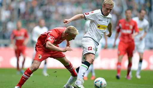 Borussia Mönchengladbach - FC Augsburg 0:0: - Durch das Unentschieden in Gladbach sicherte sich der FC Augsburg endgültig den Klassenerhalt