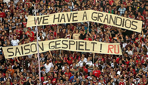 Und selbst die Lauterer Anhänger zitierten einen großen Dortmunder Poeten, um das Fußball-Jahr zusammenzufassen