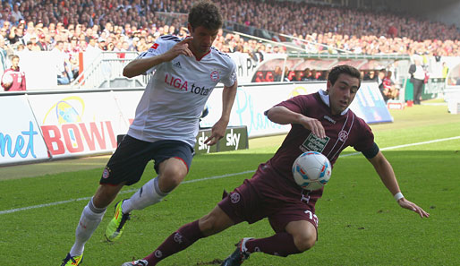 Thomas Müller und die Bayern hatten die Partie von Anfang an im Griff