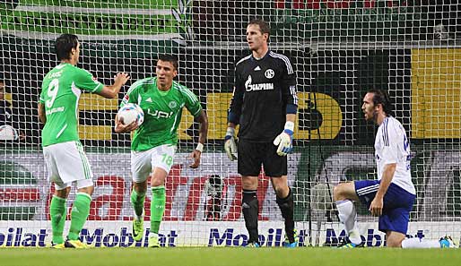 Doch Mario Mandzukic (mit Ball) traf doppelt für Wolfsburg und war maßgeblich am zweiten Saisonsieg des VfL beteiligt