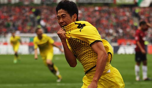 Shinji Kagawa sorgte mit einem wunderschönen Tor für die Dortmunder Führung