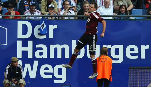 Hanno Balitsch erzielte den Treffer des Tages und verlor anschließend kurz die Bodenhaftung