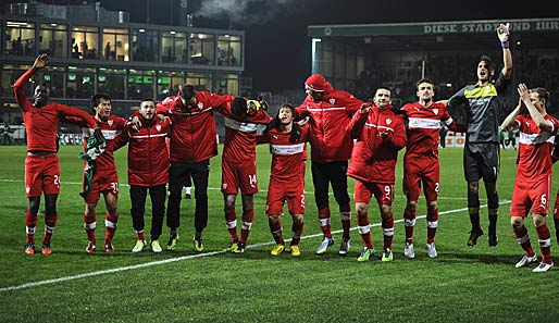 Am Ende feierten die Stuttgarter den vierten Auswärtssieg der Saison!