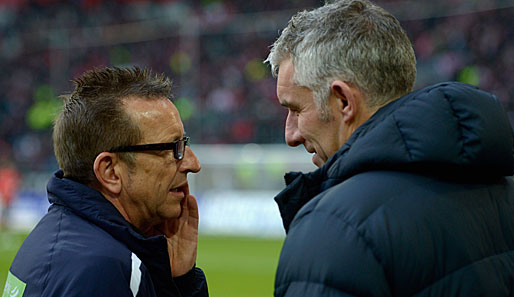 Fortuna Düsseldorf - Hannover 96 2:1: Vor dem Spiel war bei H96-Coach Mirko Slomka noch alles in Butter. Mit der Leistung seiner Mannschaft kann er aber nicht zufrieden sein