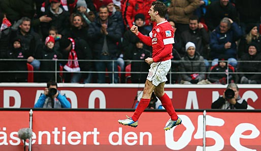 Flying Ivanschitz! Mainz 05 ging zunächst durch einen schicken Flachschuss von Andreas Ivanschitz mit 1:0 in Führung