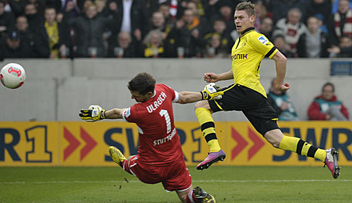 Lukasz Piszczek sorgte in der 29. Minute für die Dortmunder Führung - der Verteidiger war einer der auffälligsten Spieler an diesem Nachmittag