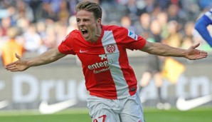 Torjäger Nicolai Müller brachte die Mainzer mit seinem sechsten Saison-Treffer in der 7. Spielminute mit 1:0 in Führung