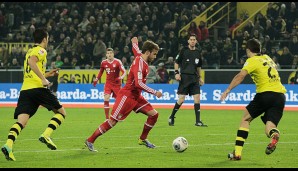 Nur 10 Minuten später der Alptraum aller Dortmunder: Götze trifft zur Bayern-Führung