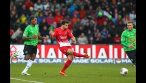 SC FREIBURG - HANNOVER 96 2:1 - Zwei Teams im Abstiegskampf: Admir Mehmedi schoss den SCF in Front