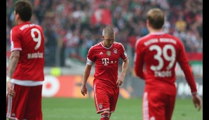 Die Rekordserie endete nach 53 Spielen: Kapitän Bastian Schwensteiger und sein FC Bayern