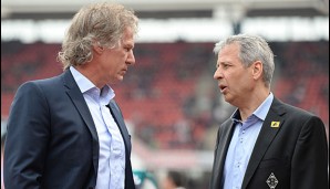 1. FC NÜRNBERG - BORUSSIA MÖNCHENGLADBACH 0:2: Oder auch Gertjan Verbeek gegen Lucien Favre