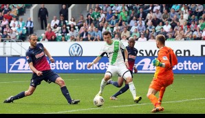 Trotz des zweiten Treffers von Perisic muss sich Wolfsburg am Ende mit der Punkteteilung zufrieden geben