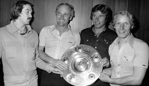 Der größte Erfolg: In der Saison 1977/1978 verteidigt Mönchengladbach die Meisterschaft zum zweiten mal nacheinander